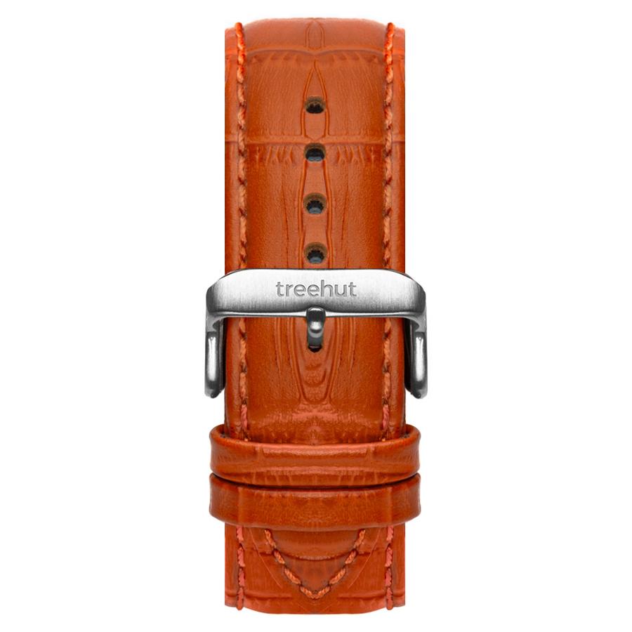 20mm Cognac Crocodile Band For Men