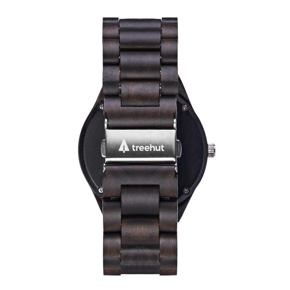 Classic Ebony Theo Monochrome Men's Wooden Watch