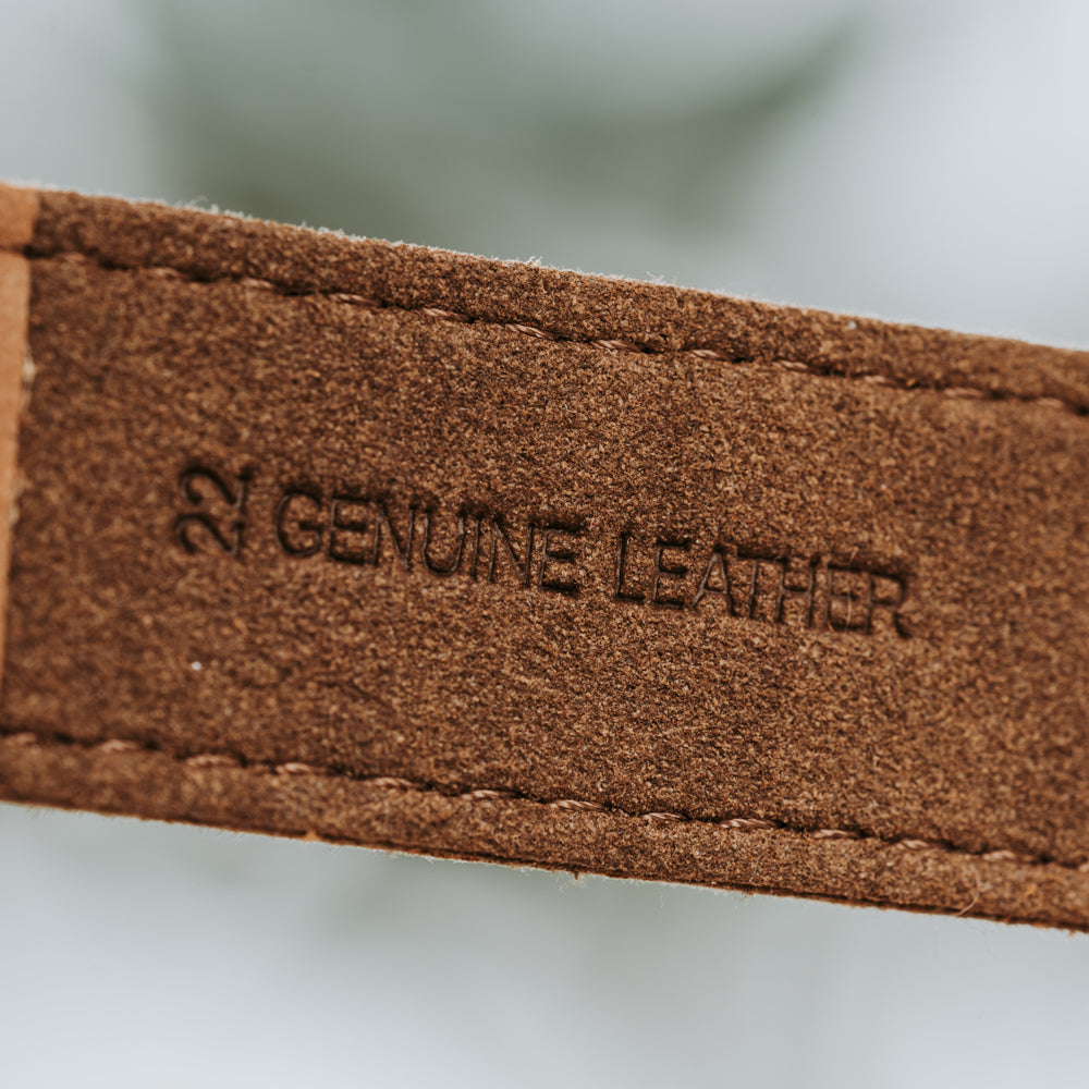 22mm Brown Leather Band For Men