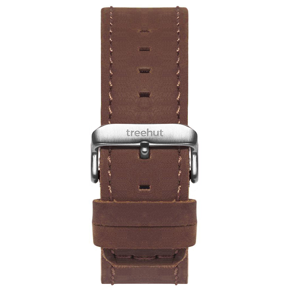 22mm Brown Leather Band For Men