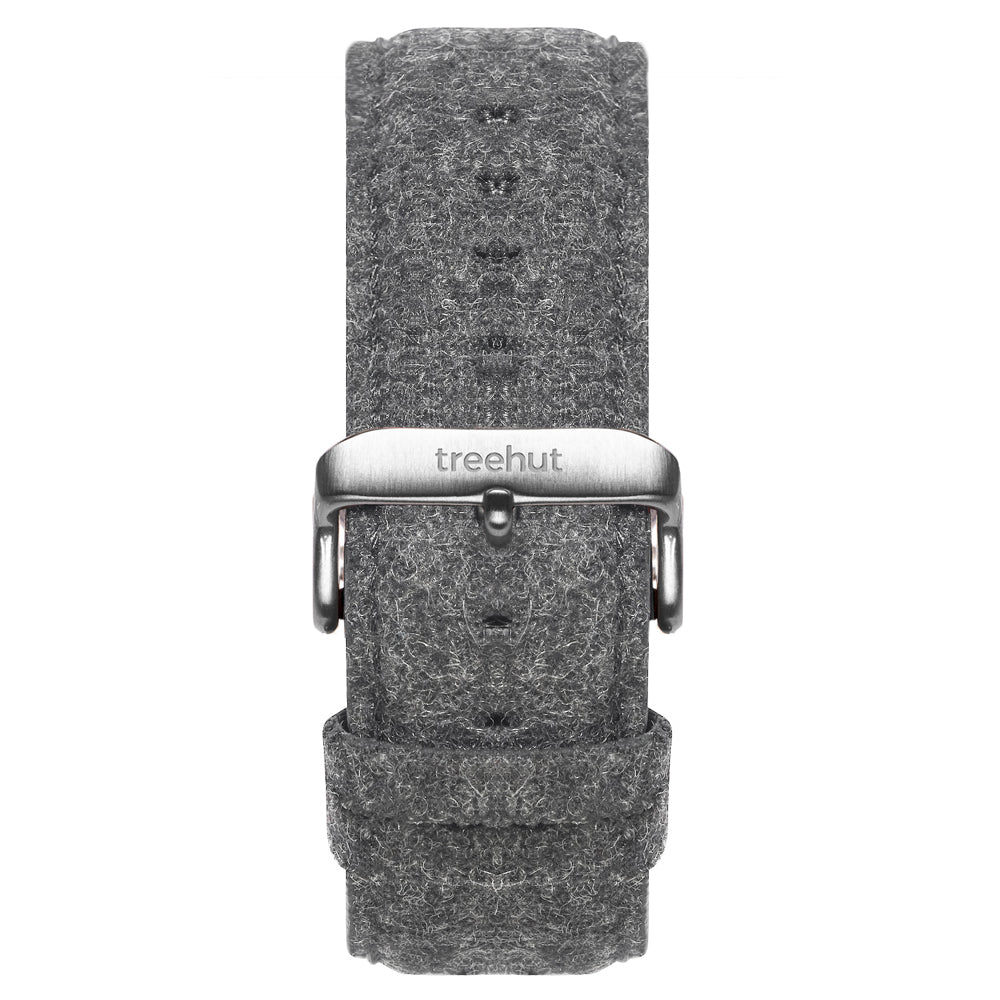 22mm Grey Felt Vegan Band For Men