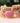 Natural stone bracelet with heart pink rhodonite stone and jasper stone beads and triple genuine leather wraps