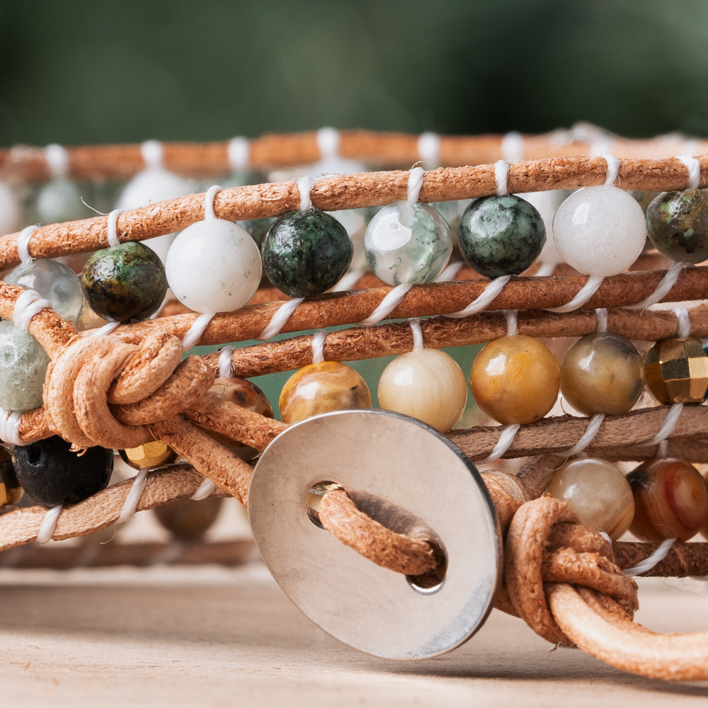 stone wrap bracelet