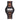 Classic Ebony Walnut Theo Men’s Wooden Watch
