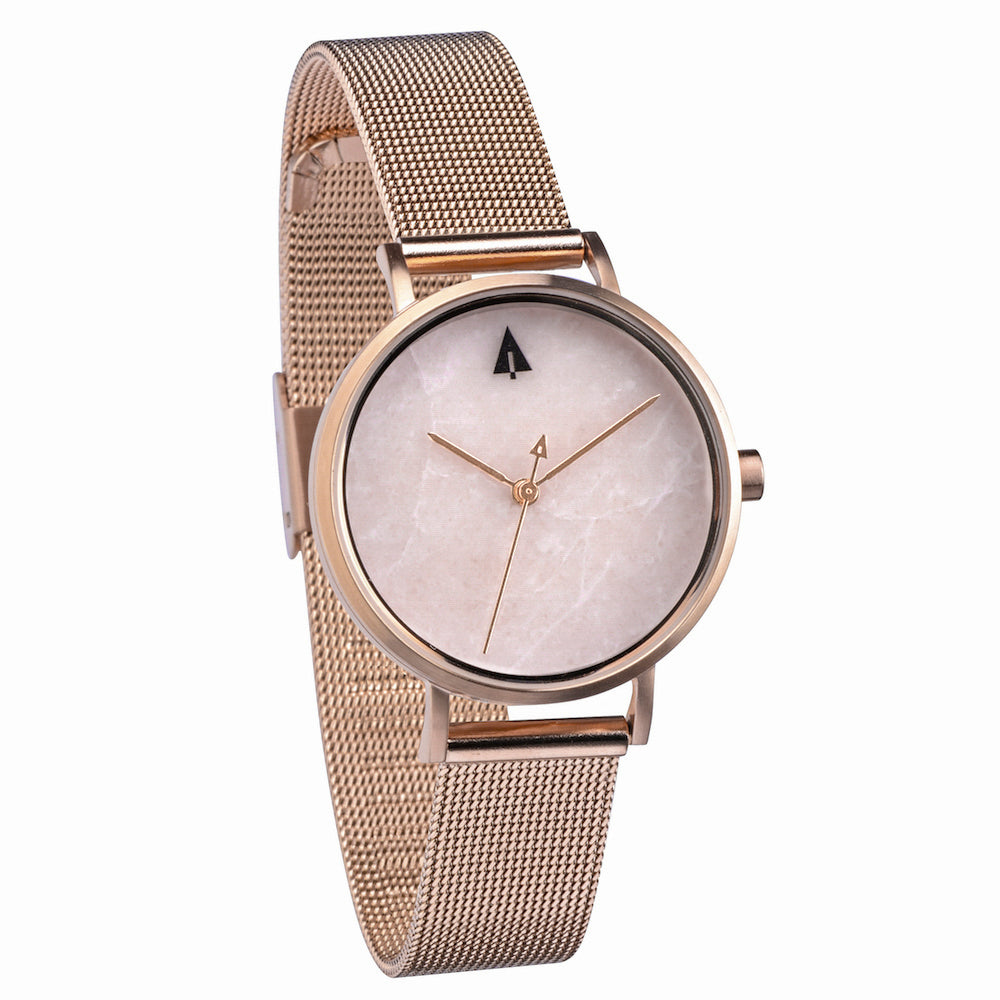 Element Rose Marble Monochrome Women's Stainless Steel Watch