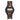 Classic Zebrawood Ebony Theo Men’s Wooden Watch