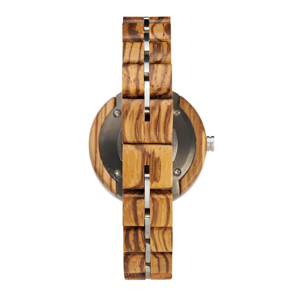 women’s wood marble watches