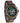 Aster Green Marble Walnut Men's Chrono Stainless Steel Wooden Watch