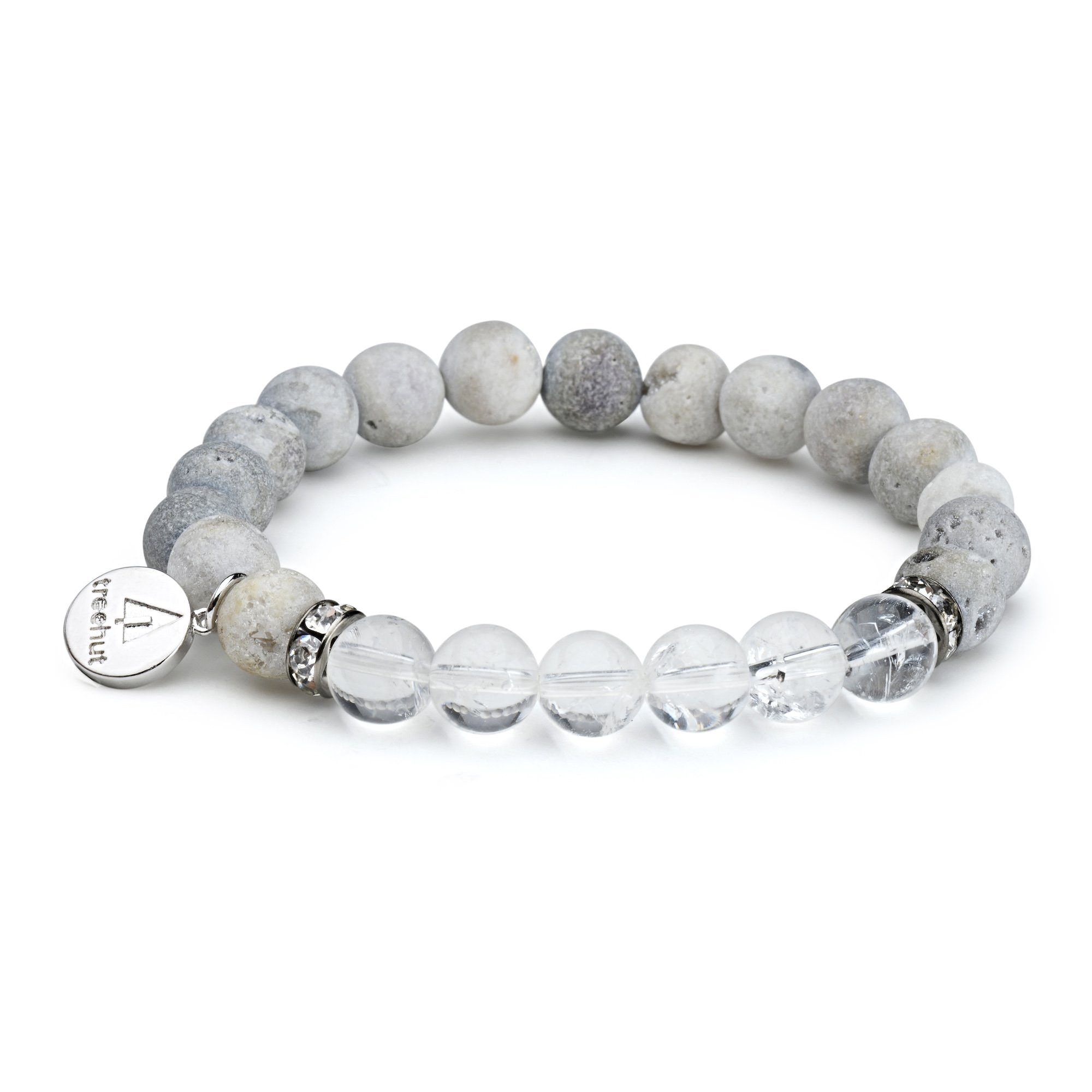 Mourad Crystal White Bracelet Women's Stone Bracelet