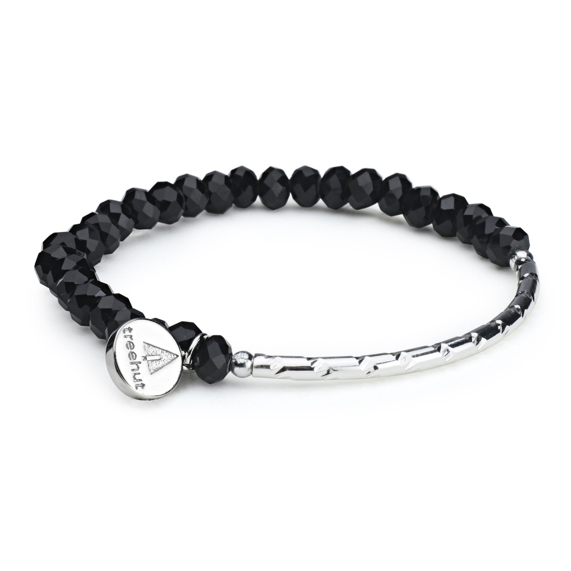black crystal bracelet for women