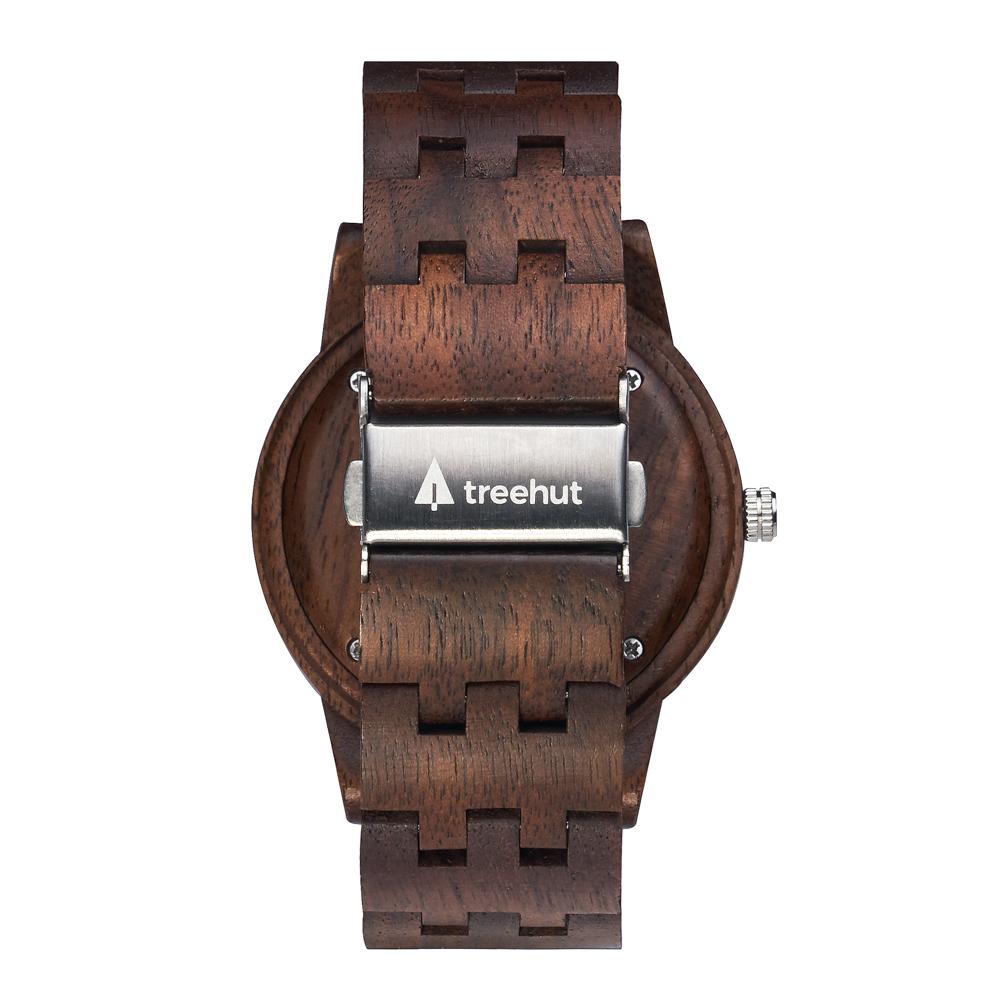 Summit Black Marble Walnut Men's Wooden Watch