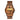 Summit Tiger Eye Zebrawood Men's Marble Wooden Watch