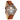 Treehut Tao Marble Cognac Leather Men's Stainless Steel Wooden watch