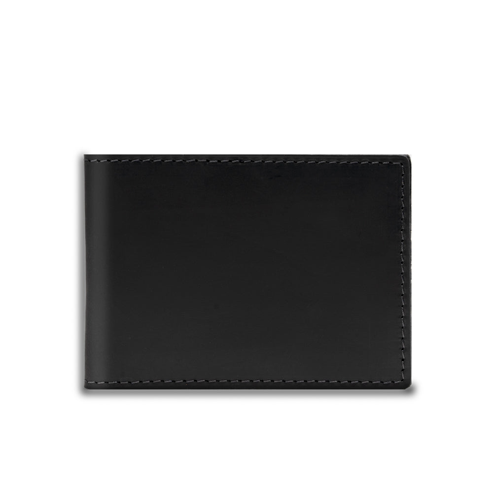 men’s black leather wallet