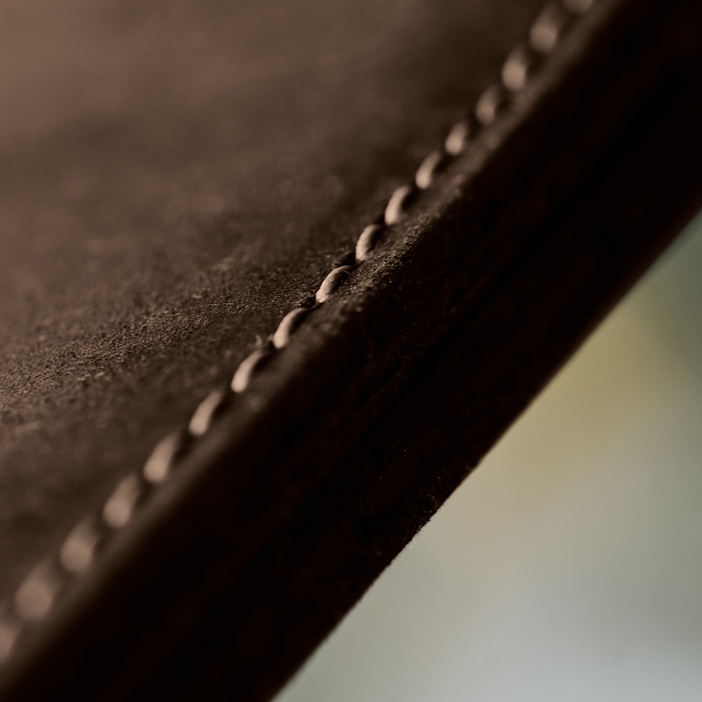 Brown Bi-Fold Horizontal Wallet Men's Genuine Leather Wallet
