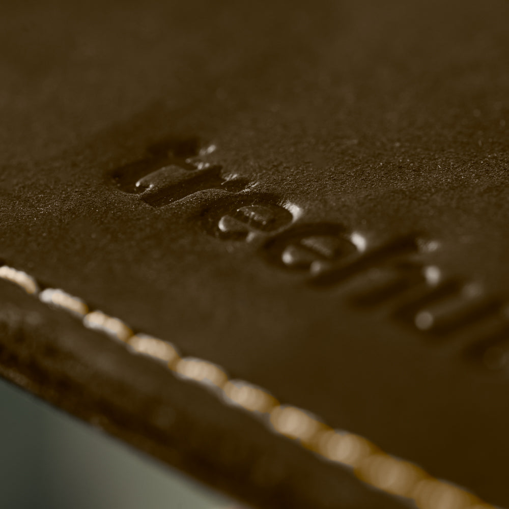 Treehut brown leather wallet for men