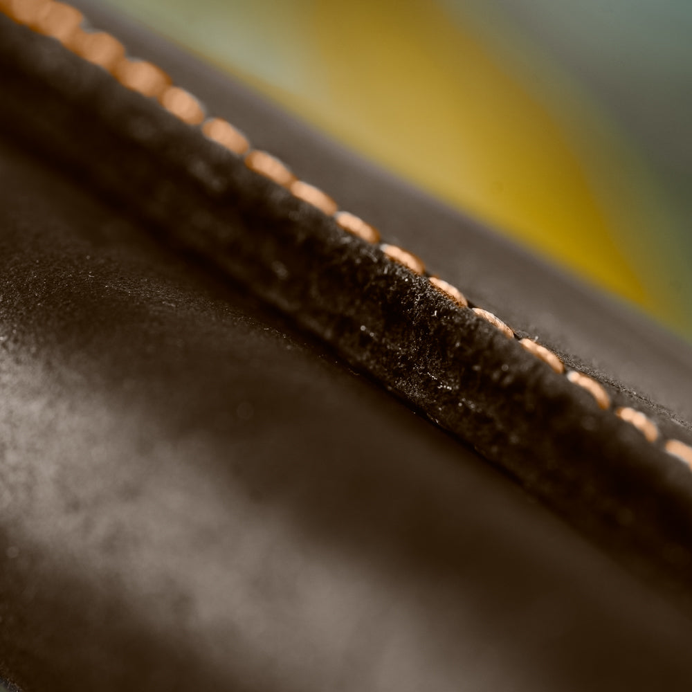 Brown Trifold Leather Compact Key Wallet Men's Genuine Leather Wallet