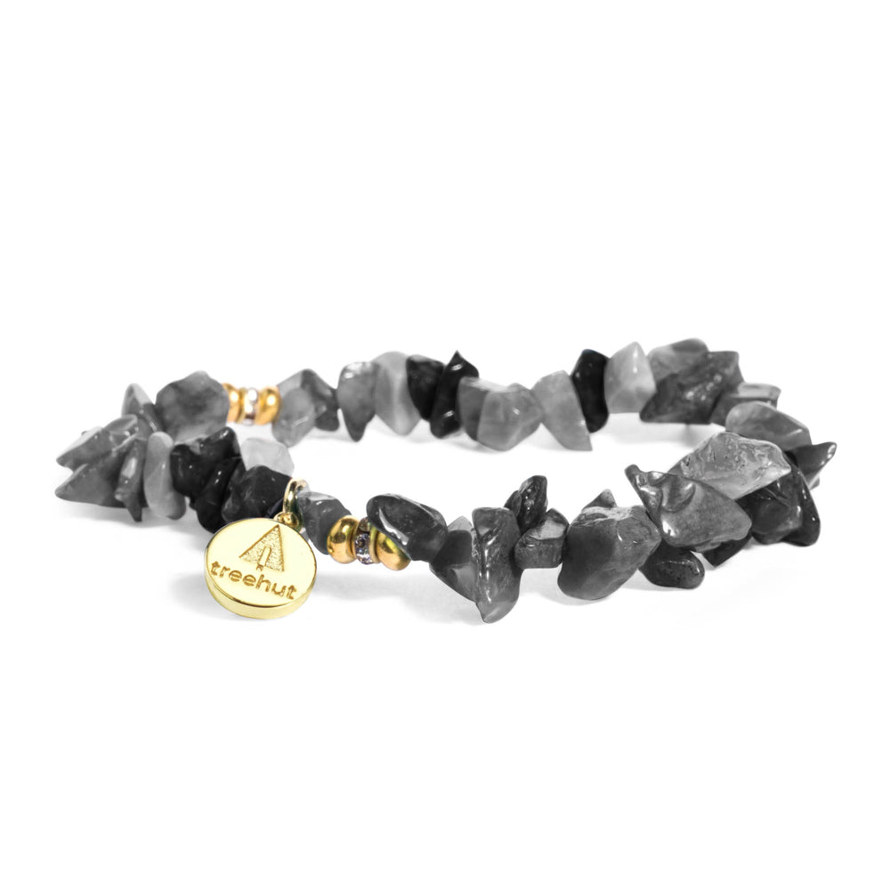 black stone bracelet
