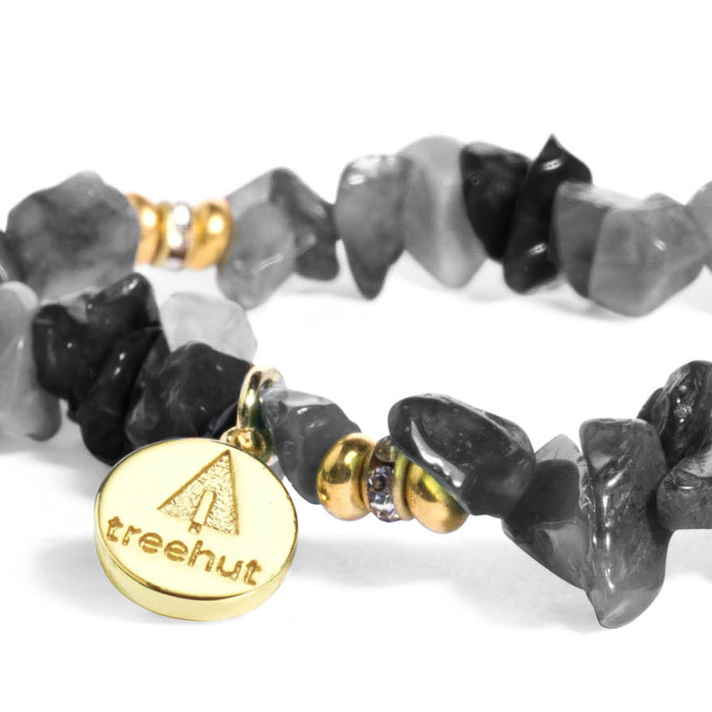 black stone bracelet