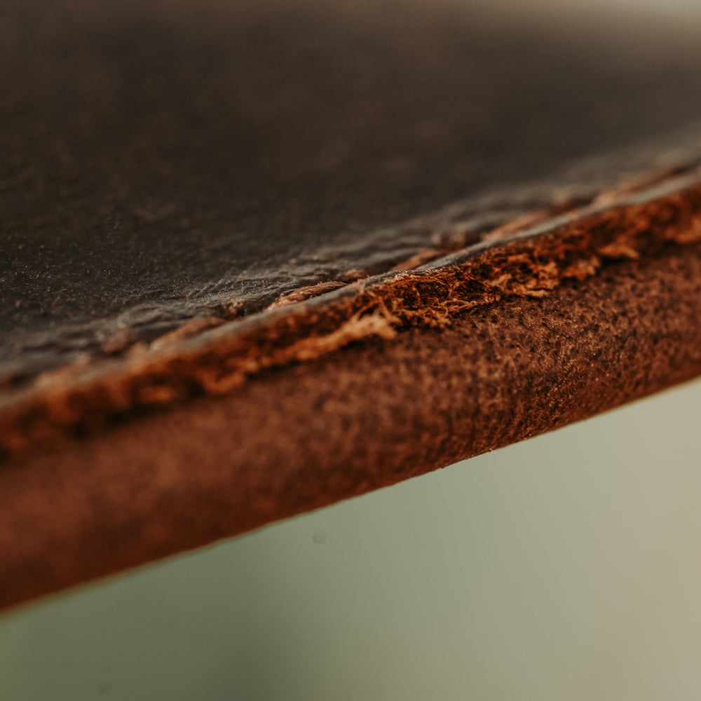 Brown Cash and Card Pouch Men's Genuine Leather Wallet