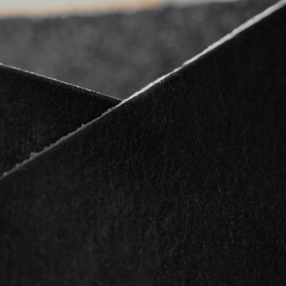 Black Cash and Card Pouch Men's Genuine Leather Wallet