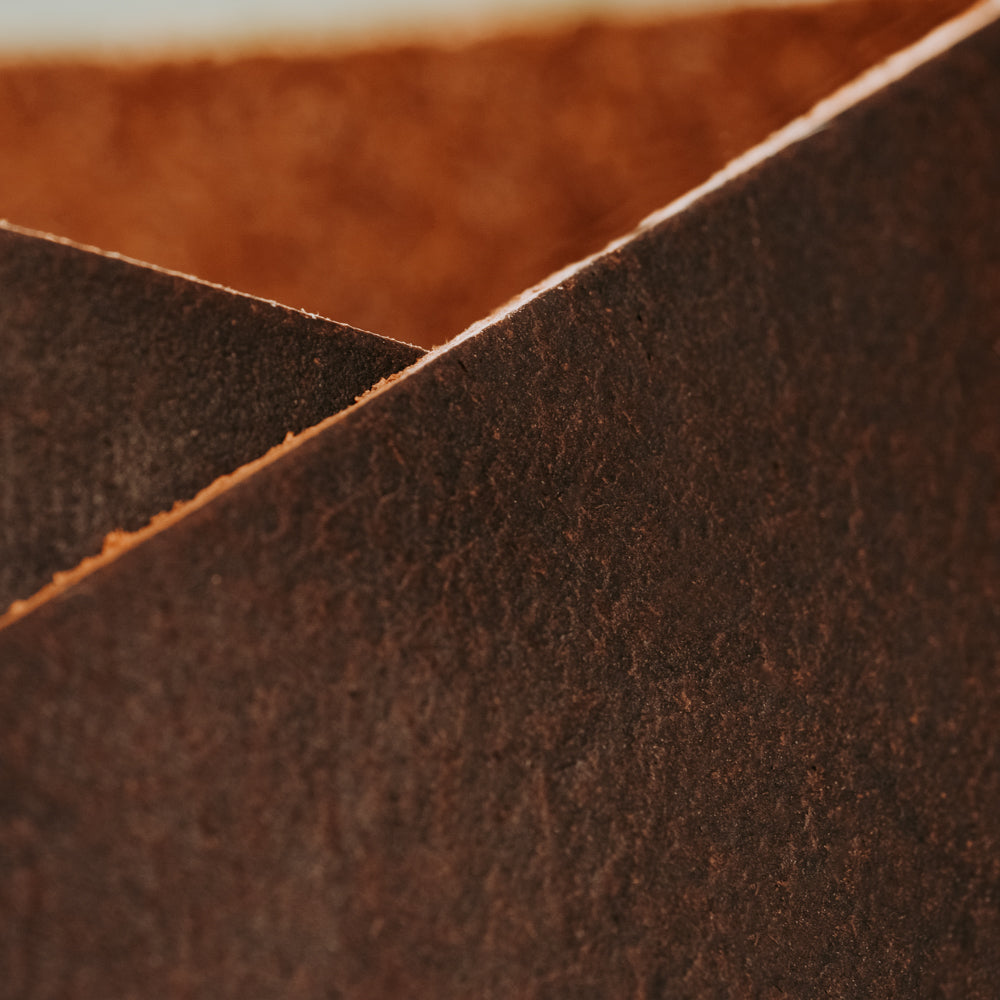 Brown Cash and Card Pouch Men's Genuine Leather Wallet
