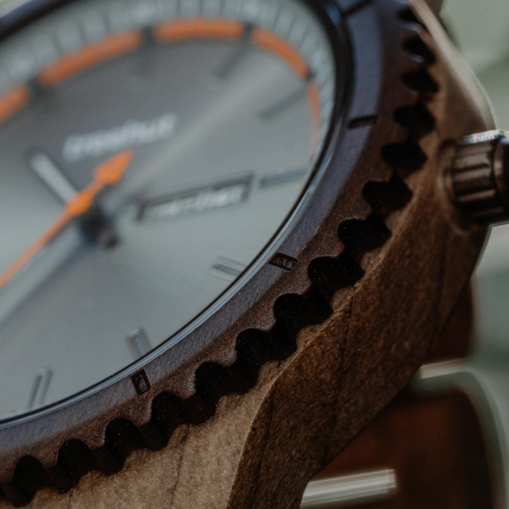 Classic Day-Date Silver Maple Grey Men's Wooden Watch