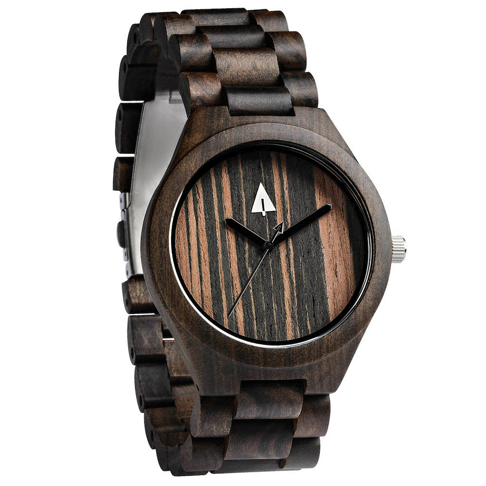 Classic Ebony Chase Men's Wooden Watch