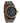 Classic Multifunction Black Denim Men's Wooden Watch