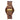 Classic Multifunction Zebrawood Green Men's Wooden Watch