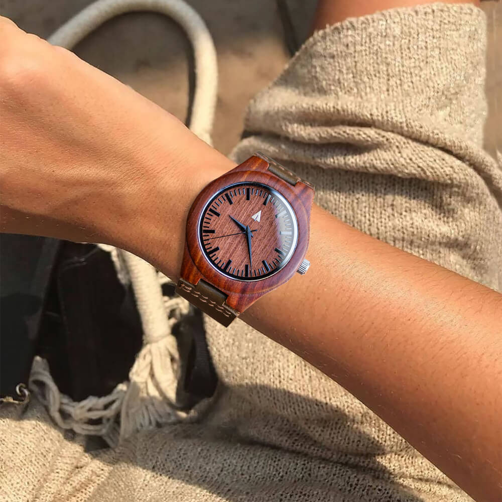 Classic Rosewood Rouge Small Women's Wooden Watch
