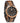 Classic Zebrawood Ebony Theo Men’s Wooden Watch