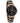 Constance Ebony Rose Gold Women's Stainless Steel Wooden Watch