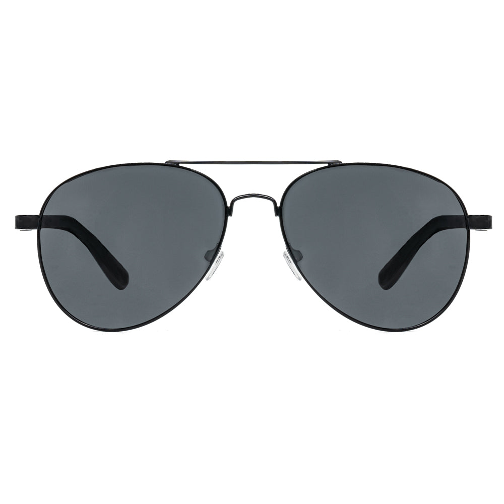 Top Gun 51 Black Men's Wooden Sunglasses