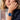 woman wearing blue marble watch