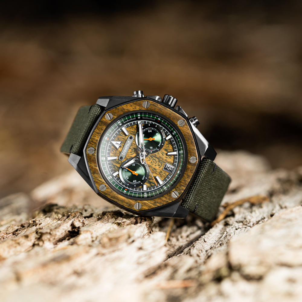 recycling men's watches with chronograph function