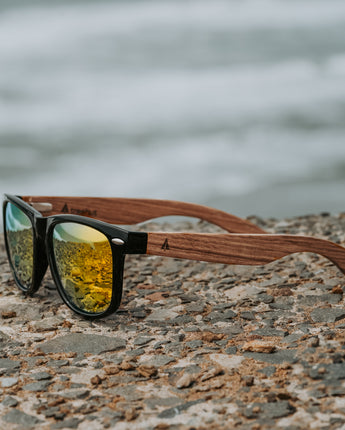 Bali 65 Brown Women's Wooden Sunglasses