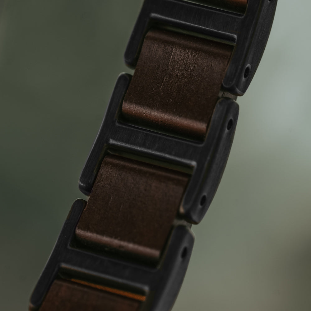 Climb Black Ebony Men's Wooden Bracelet