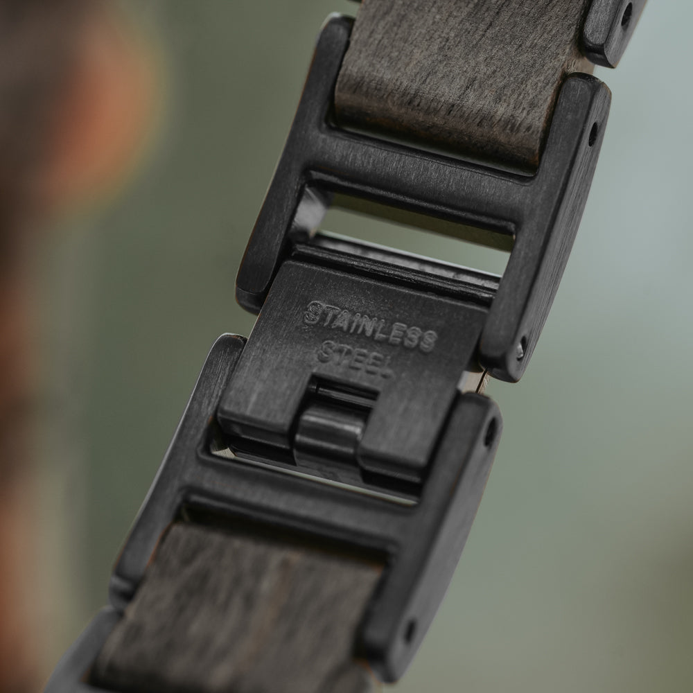 Climb Grey Maple Men's Wooden Bracelet