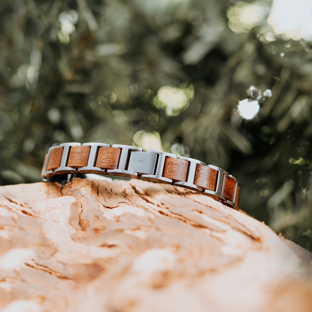 Climb Hawaii Koa Men's Wooden Bracelet