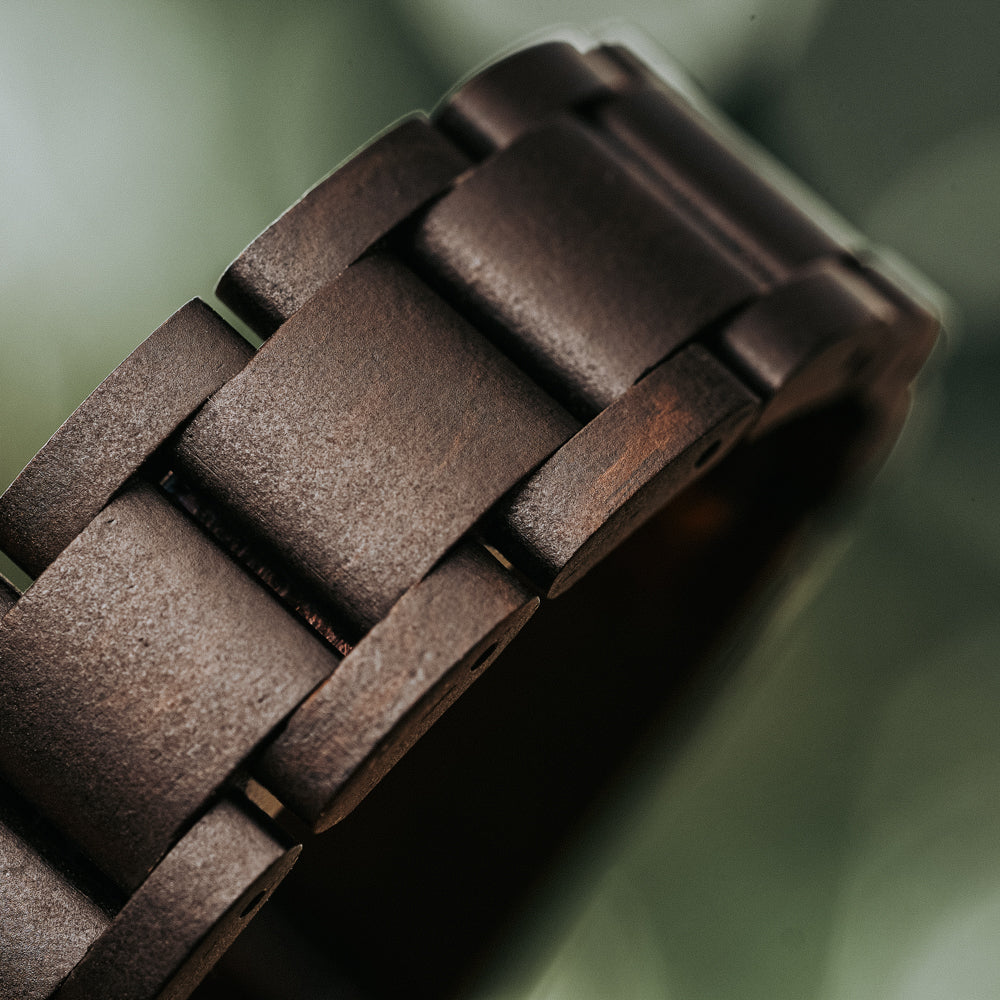 Classic Ebony Engravable Men's Wooden Bracelet