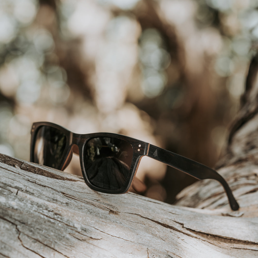 Bali Ebony Men's Wooden Sunglasses