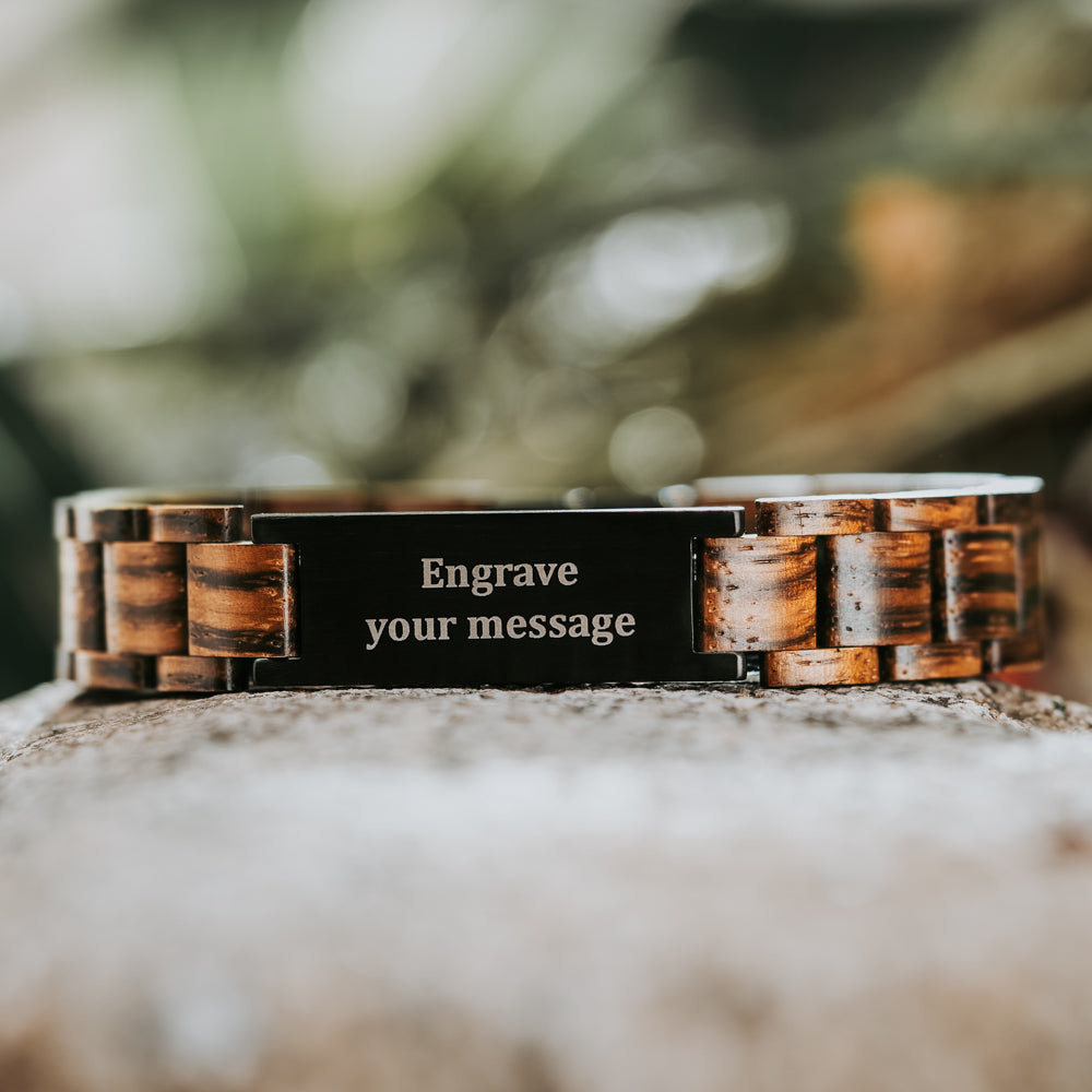 men’s engraved bracelet