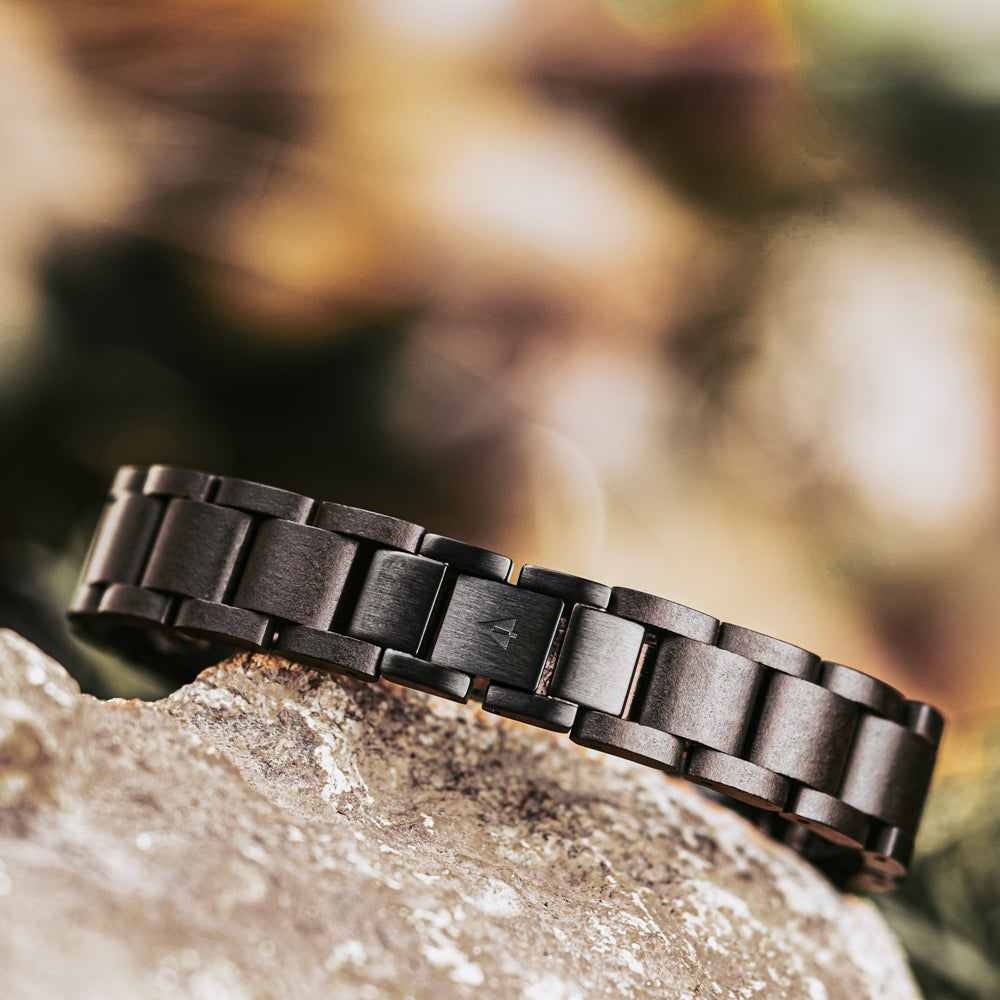 Classic Ebony Men's Wooden Bracelet