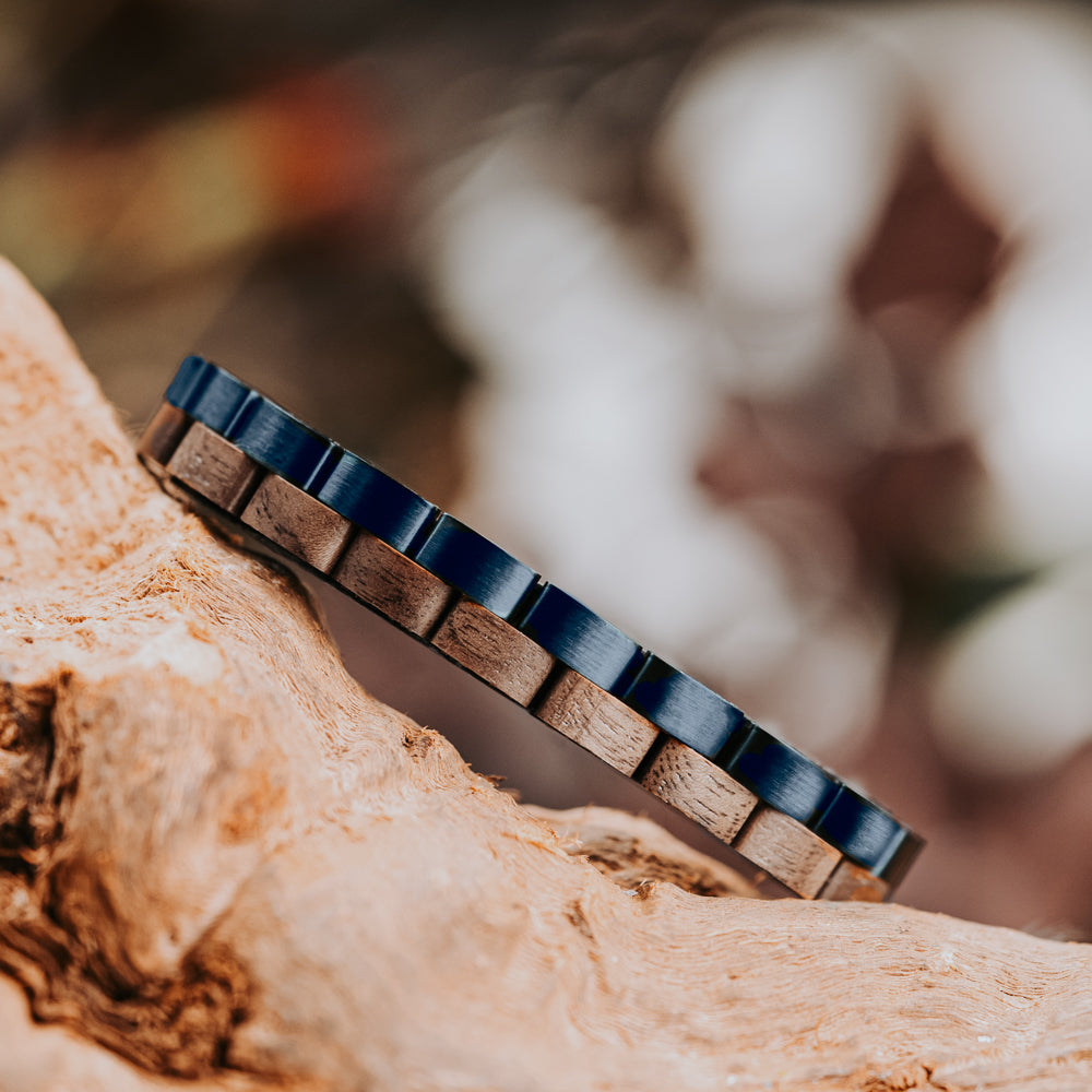 Polar Chocolate Walnut Men's Wooden Bracelet