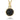 Geo Black Druzy Necklace Women's Stone Necklace