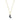 Crescent Blue Druzy Necklace Women's Stone Necklace