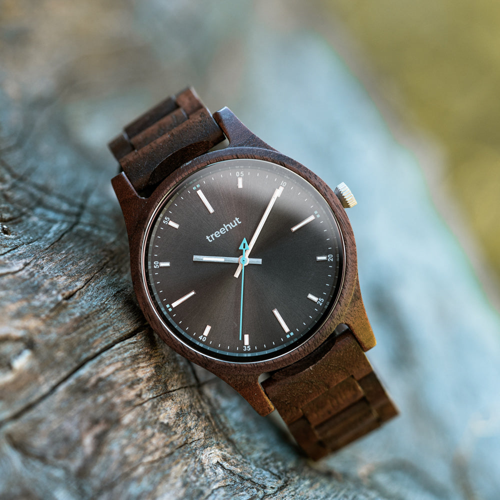 Dubline Walnut Grey Men's Wooden watch