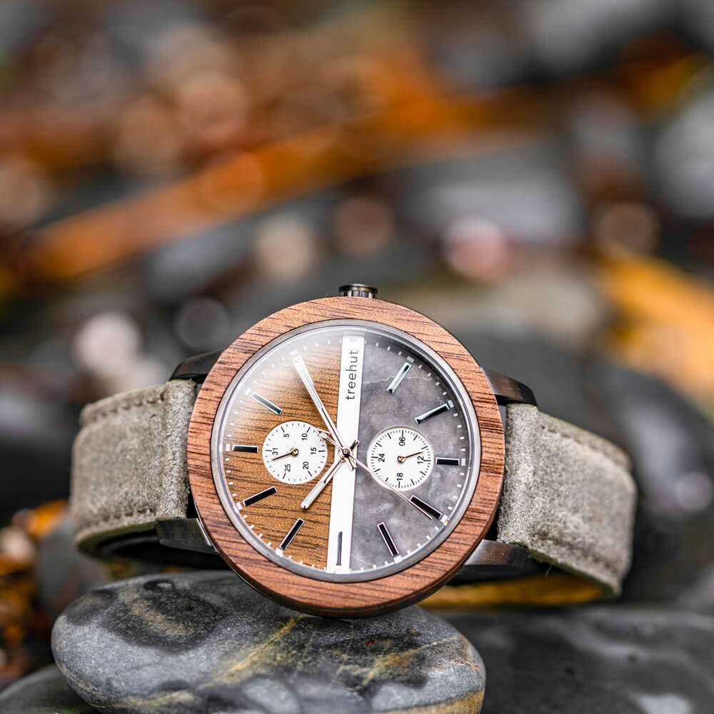 wood watches with chronograph function