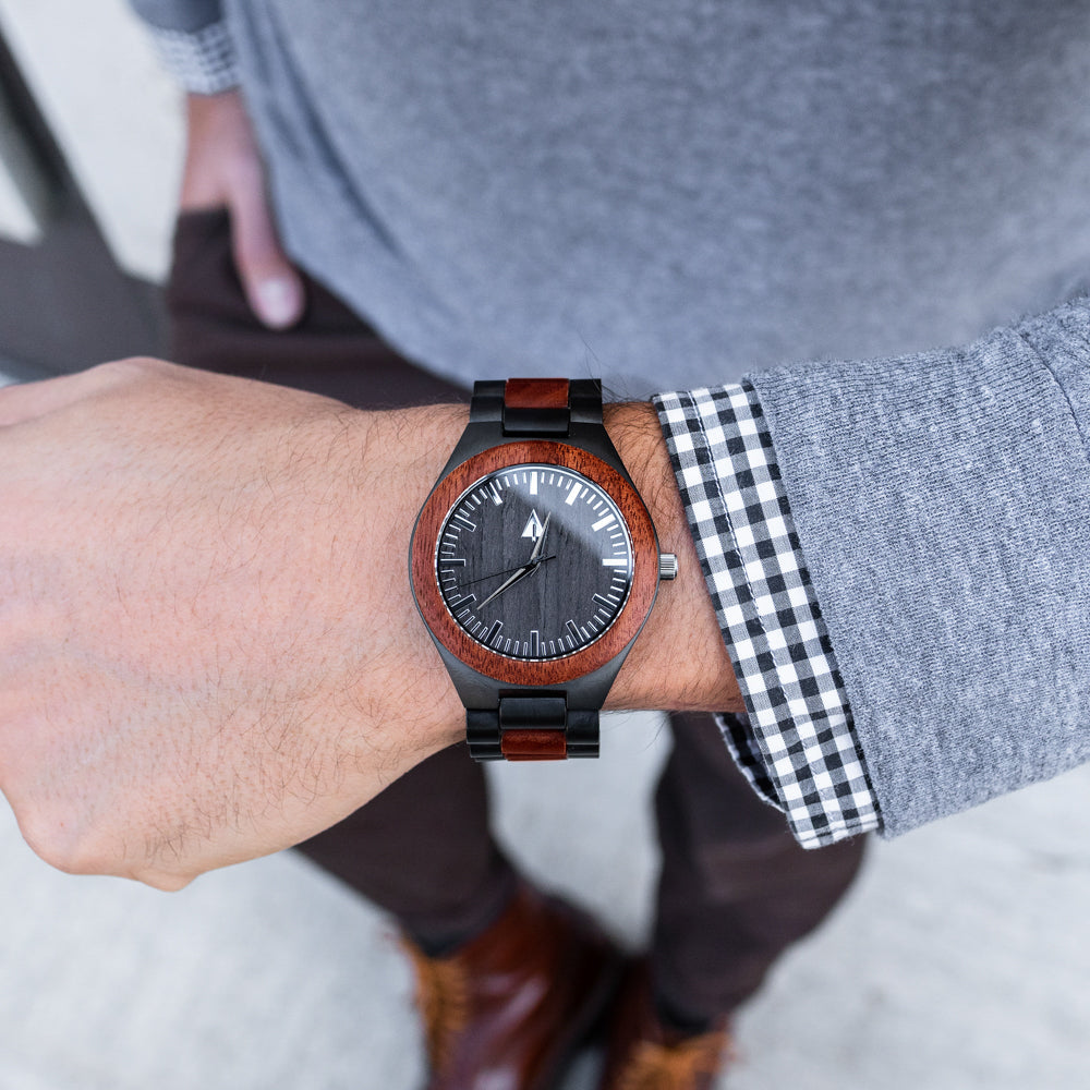 redwood watch on wrist